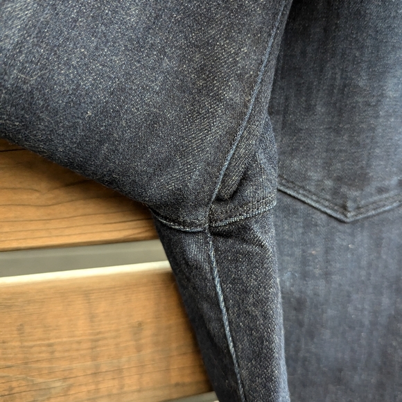 Stylish Dark Blue Denim Pants - Picture 6 of 6